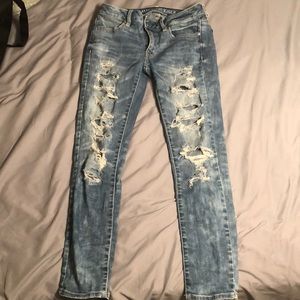 American eagle ripped jeans